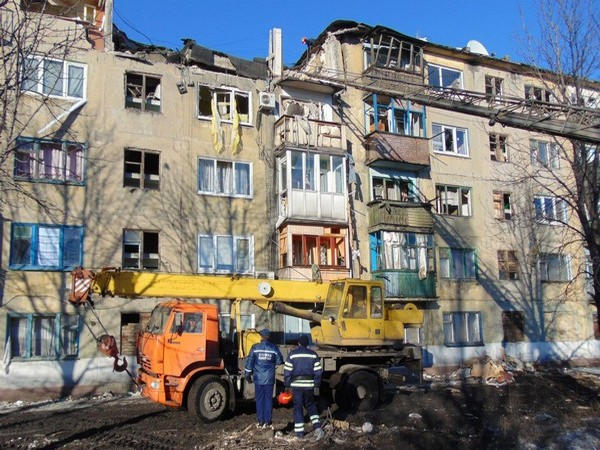 В Украинске разобрали завалы во взорвавшейся многоэтажке