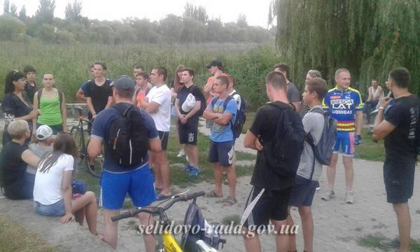 Участники велопробега были поражены поездкой в Селидово