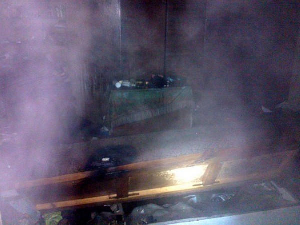 Житель Мирнограда сгорел в собственном доме