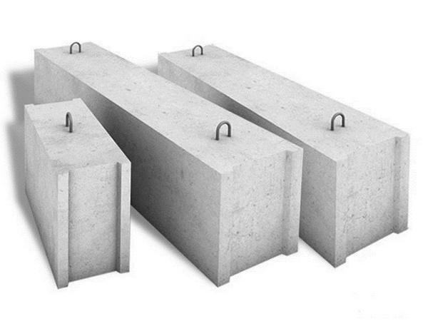 фундаментные бетонные блоки