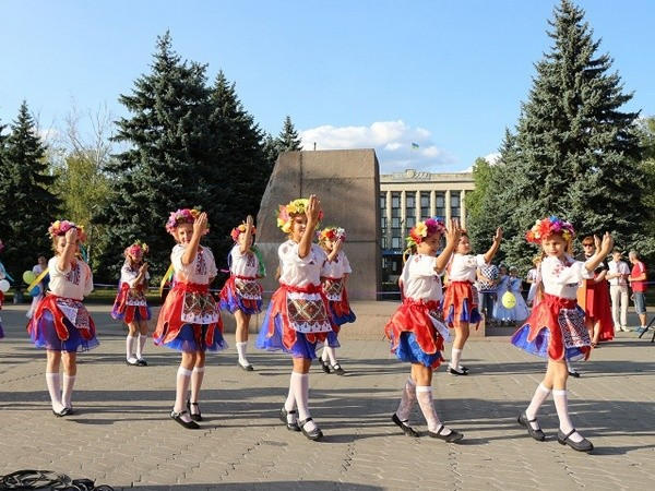Как в Селидово отпраздновали День независимости Украины