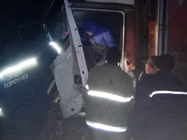 После ДТП в районе Новогродовки спасателям пришлось вырезать водителя из автомобиля