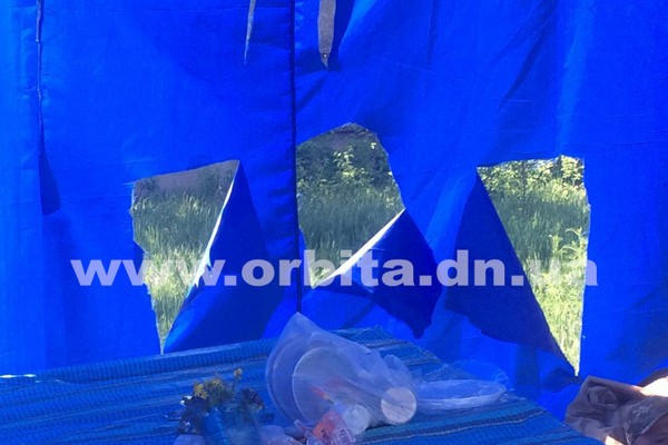 В Покровске порезали палатки участникам военно-патриотической игры «Джура»