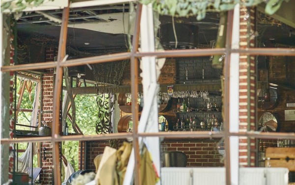 Что осталось от кафе «Сепар» после взрыва в оккупированном Донецке