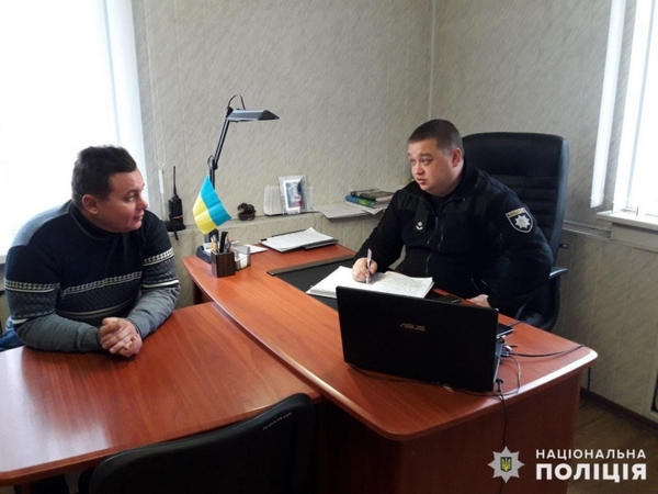Главный полицейский Селидово поинтересовался проблемами ветеранов
