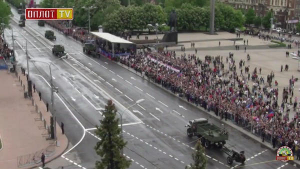 Жители оккупированного Донецка с каждым годом теряют интерес к параду, посвященному Дню Победы