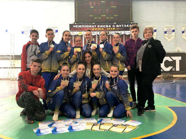Спортсменки из Горняка успешно выступили на чемпионате Украины по спортивной аэробике и фитнесу