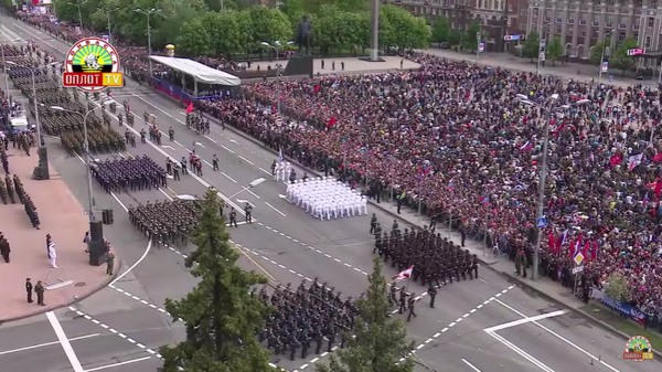 Жители оккупированного Донецка с каждым годом теряют интерес к параду, посвященному Дню Победы