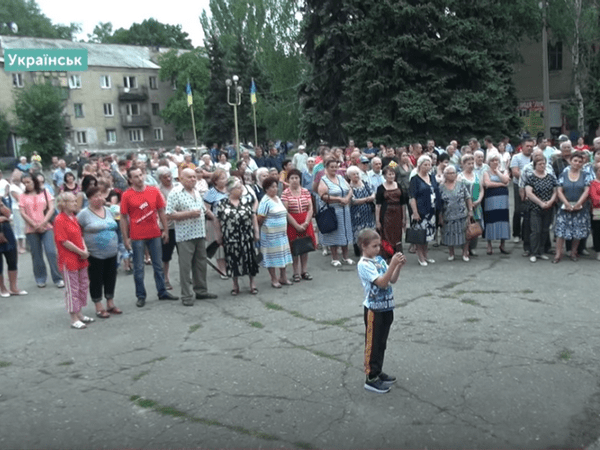 Работники шахты «Украина» вышли на акцию протеста, чтобы спасти шахту от закрытия