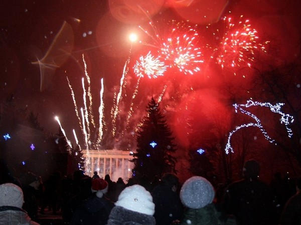 В Селидово ярко отметили Новый год