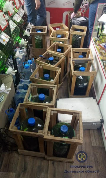 В Покровске и Селидово продавали контрафактный алкоголь