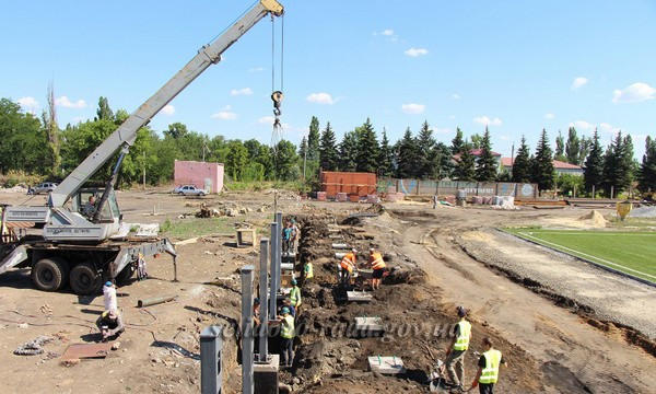 Как продвигается реконструкция стадиона «Шахтер» в Селидово