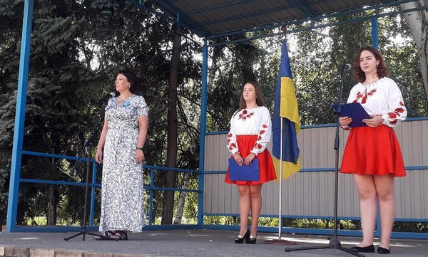 В Горняке прошли торжества по случаю Дня Государственного Флага Украины