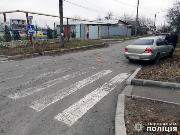 Селидовские полицейские устанавливают обстоятельства ДТП, в результате которого пострадал пешеход