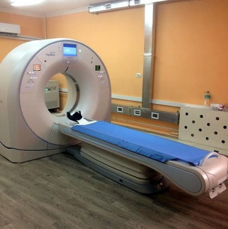 В Селидовской больнице начал работу новый компьютерный томограф
