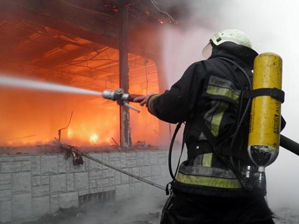 На территории ЦОФ в Цукурино возник пожар