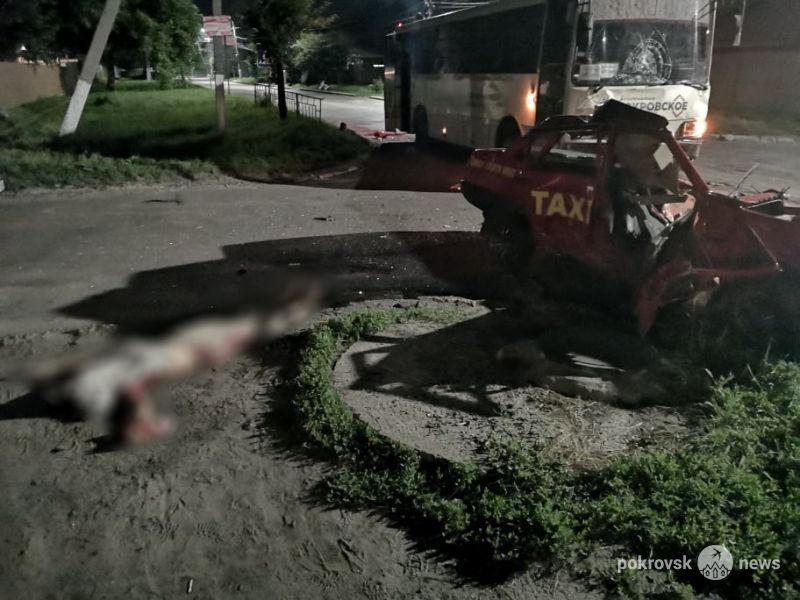 Шокирующее ДТП в Покровске с участием двух автомобилей и автобуса: два человека погибли, трое - травмированы